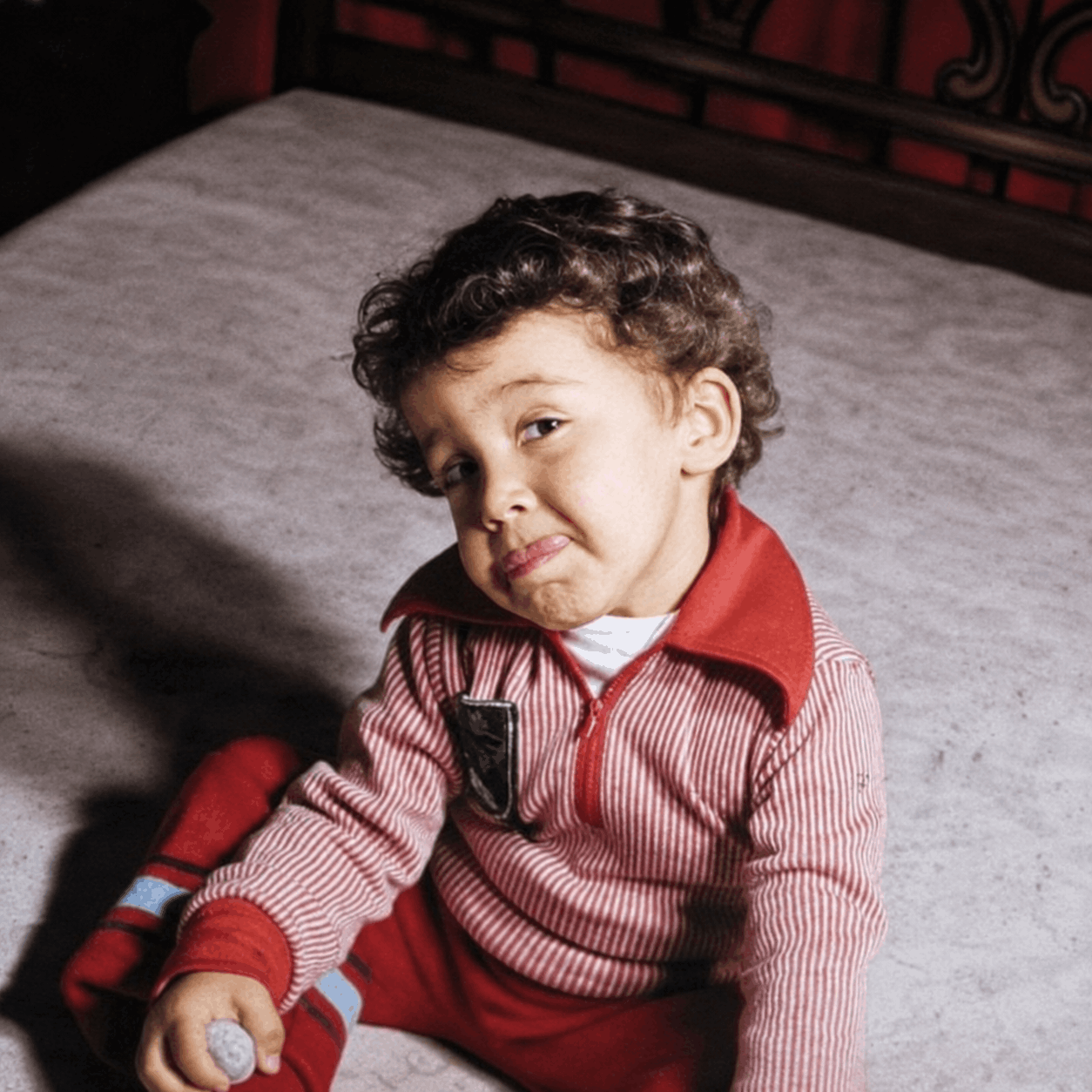 Childhood portrait of Arvin photographed by his father